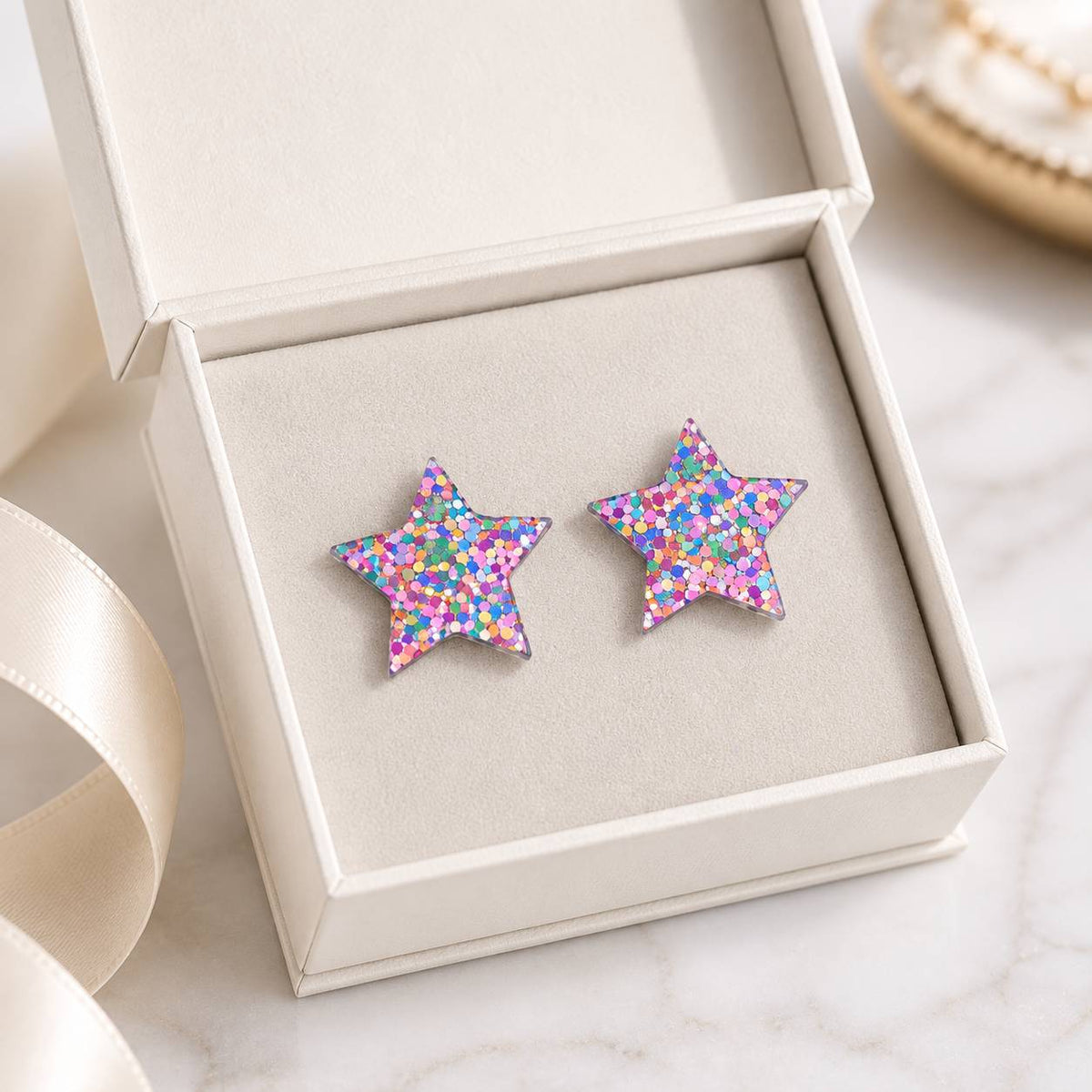 Star Light Earrings | Studs