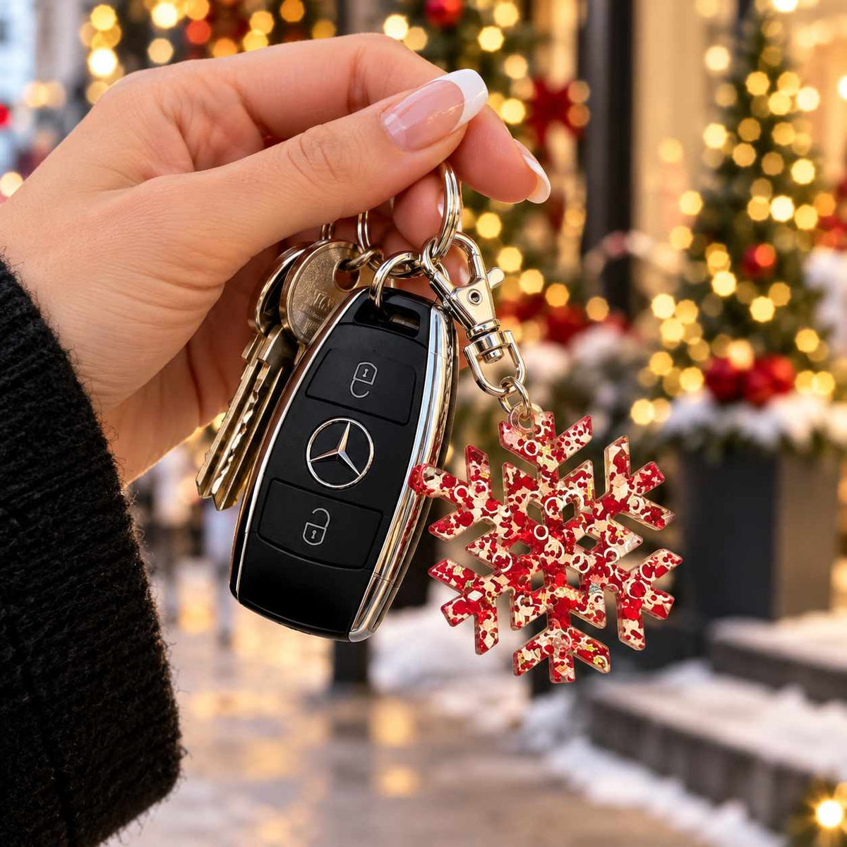 Snowflake Bag Tag & Key Chain | PRE- ORDER