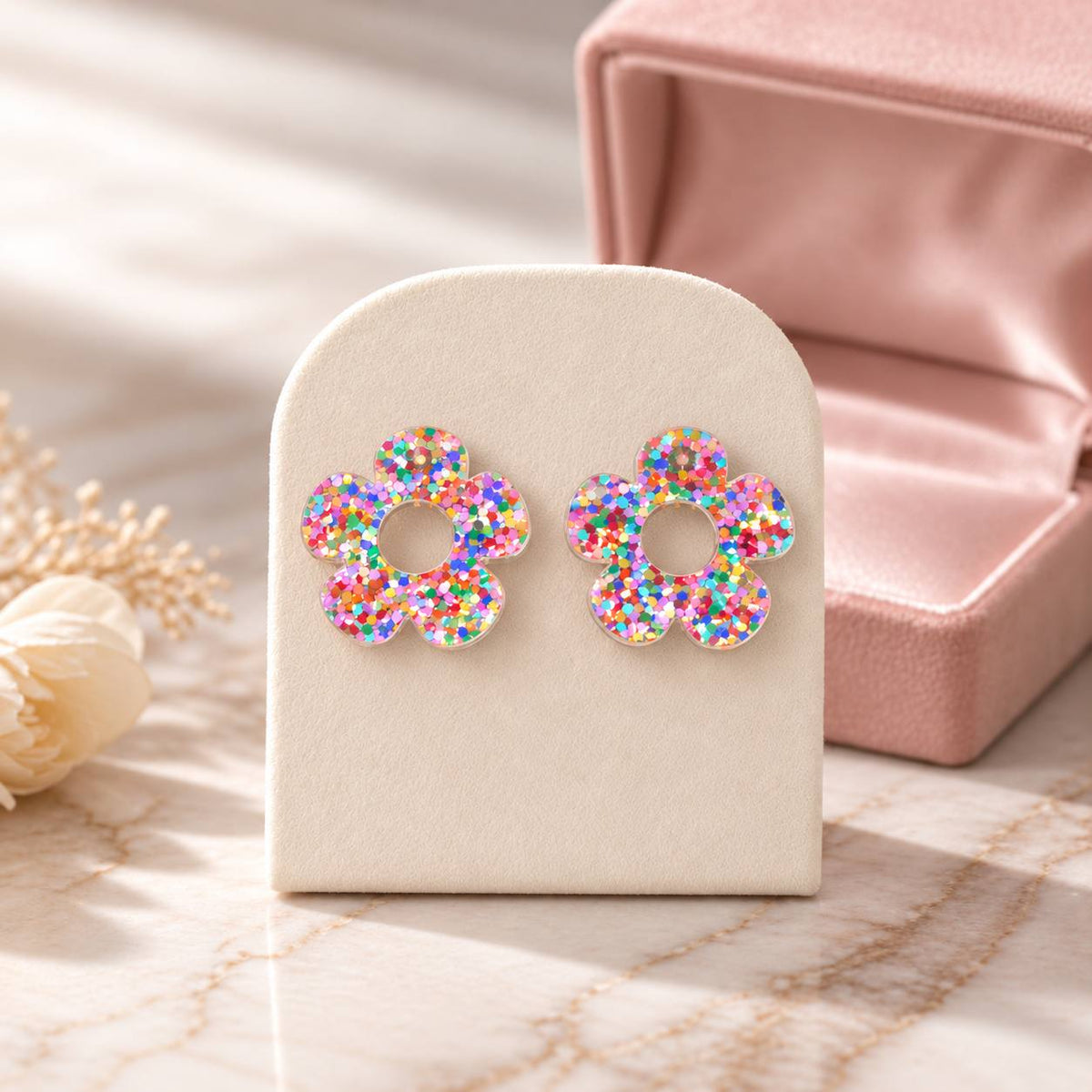 Bloom Flower Earrings – Studs