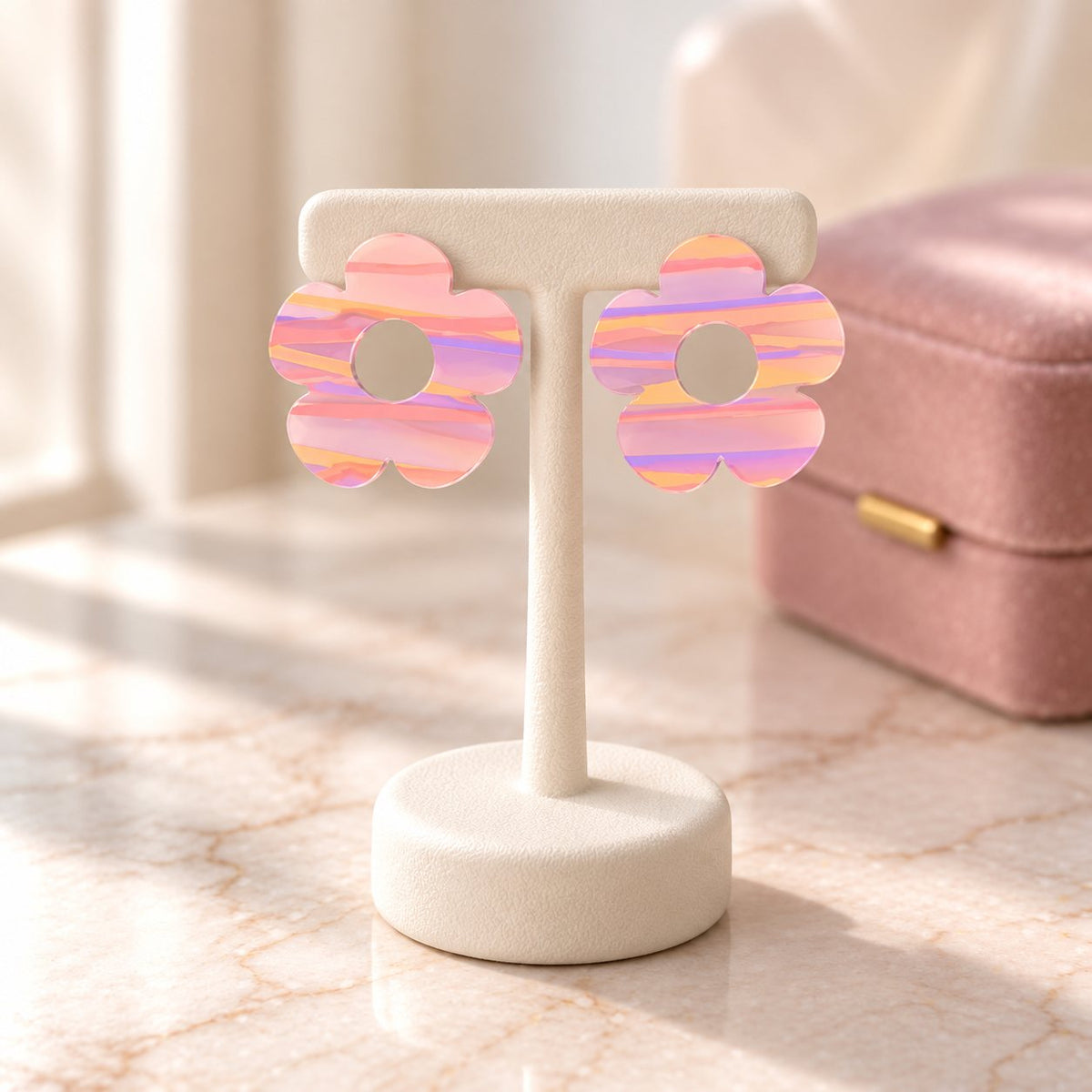 Bloom Flower Earrings – Studs