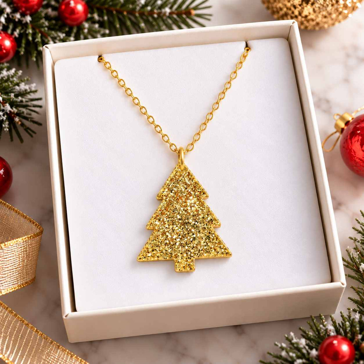 Christmas Tree Necklace - PREORDER SPECIAL