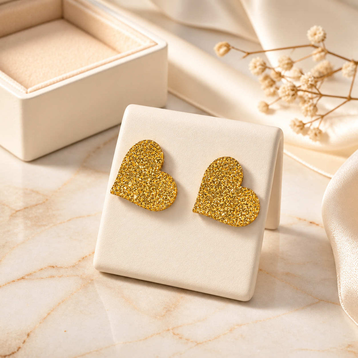 Heart Stud Earrings