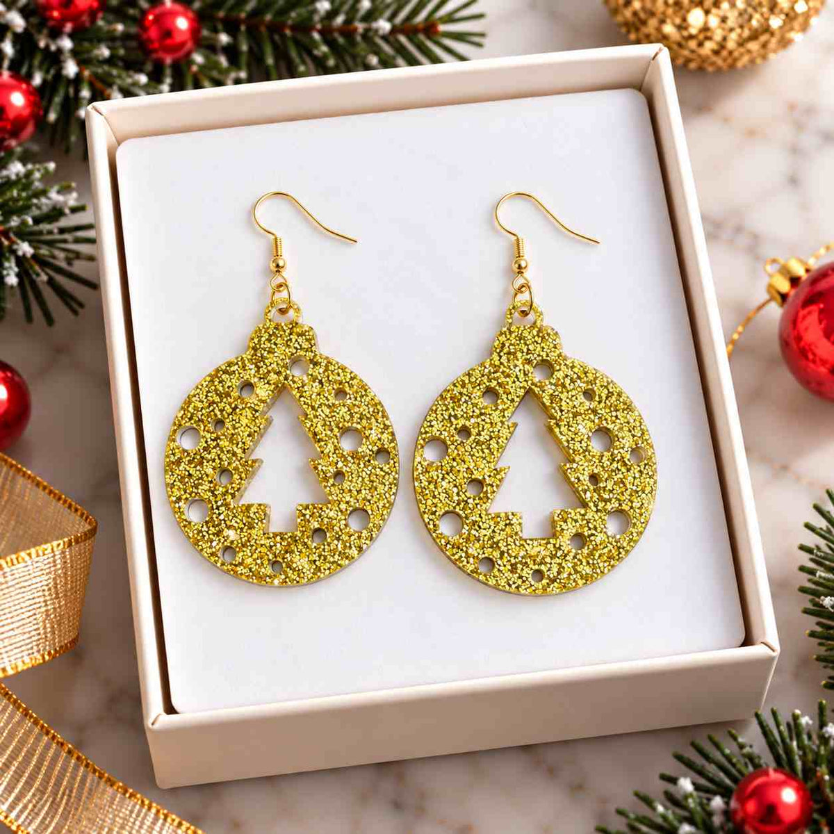 Christmas Bauble Earrings