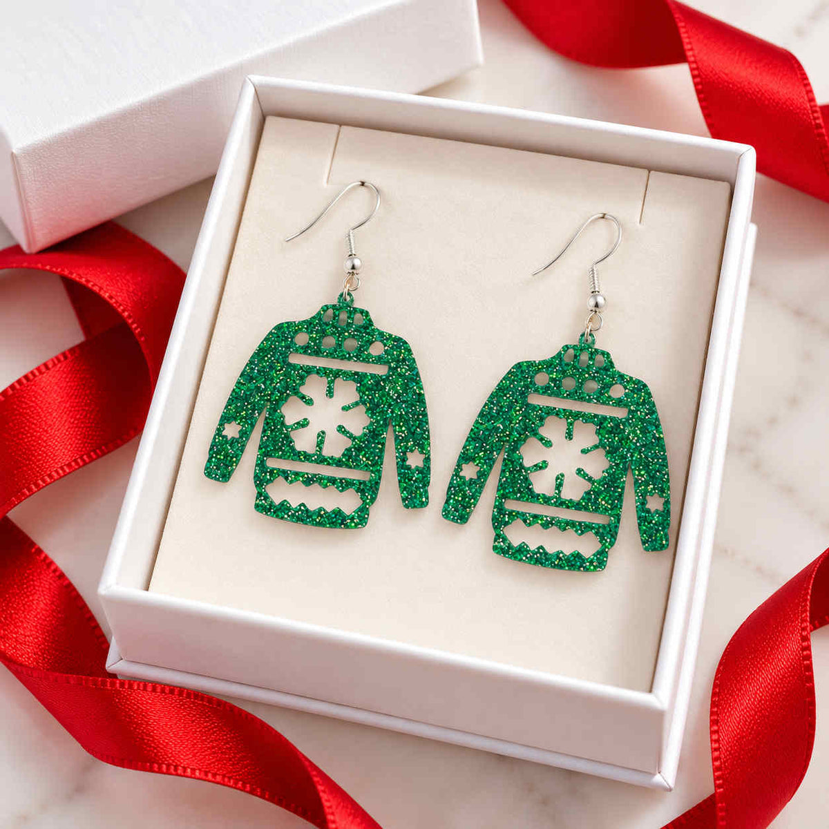 Christmas Sweater Earrings - PREORDER
