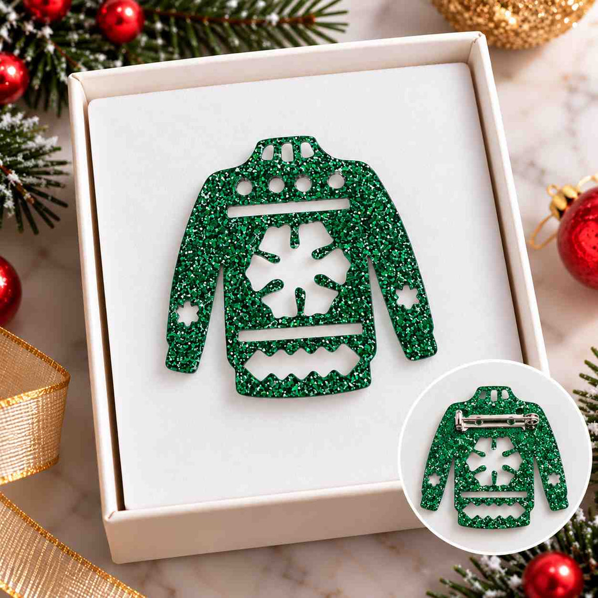 Christmas Sweater Pin