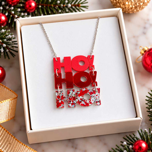 Ho Ho Ho Christmas Necklace