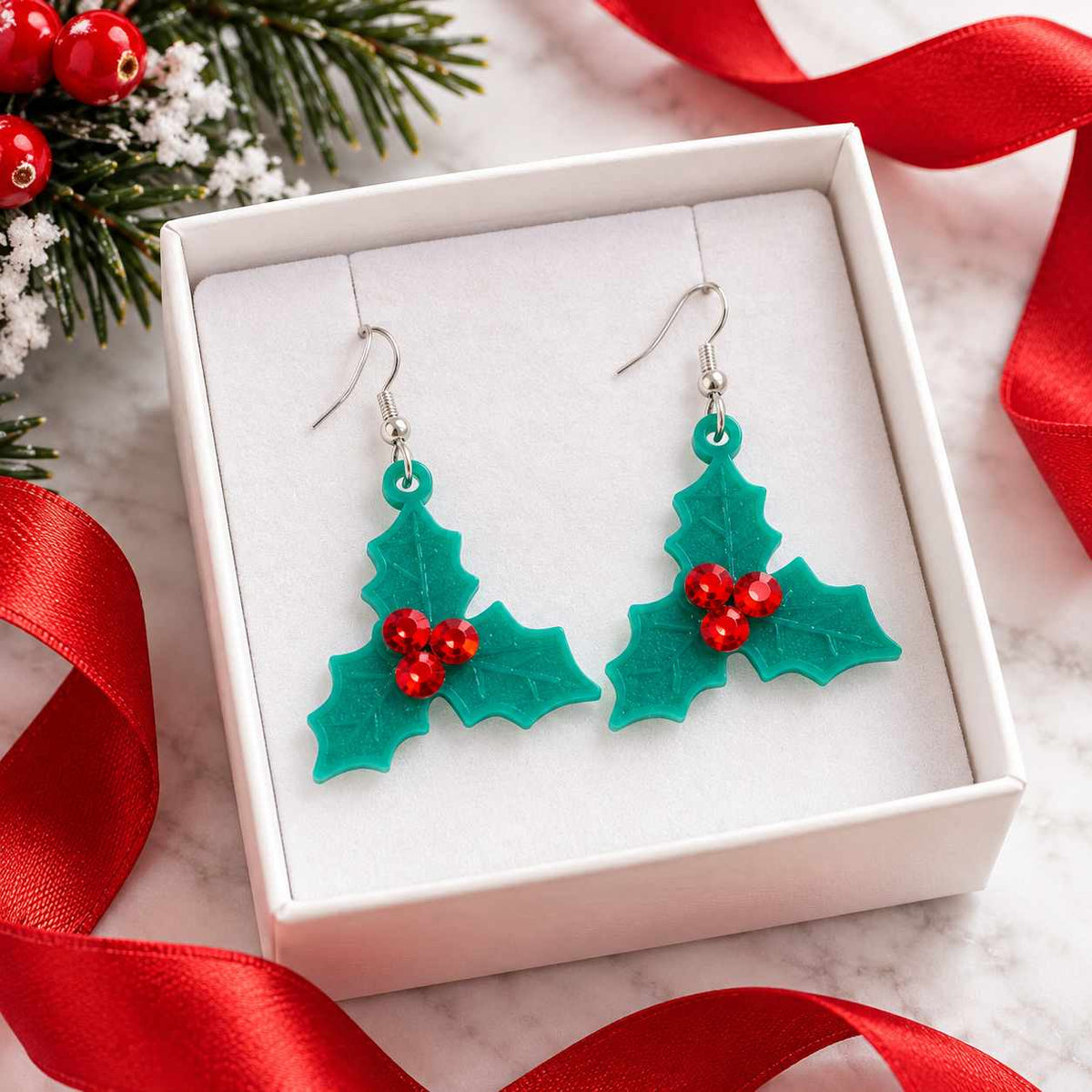 Holly Jolly Christmas Earrings