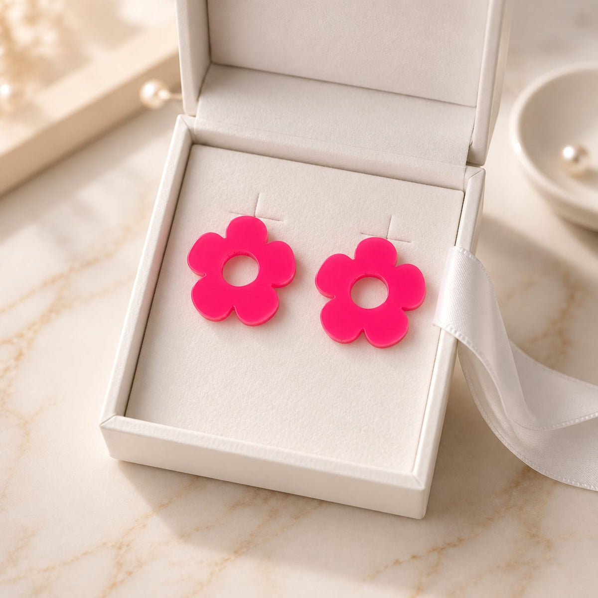 Bloom Flower Earrings – Studs