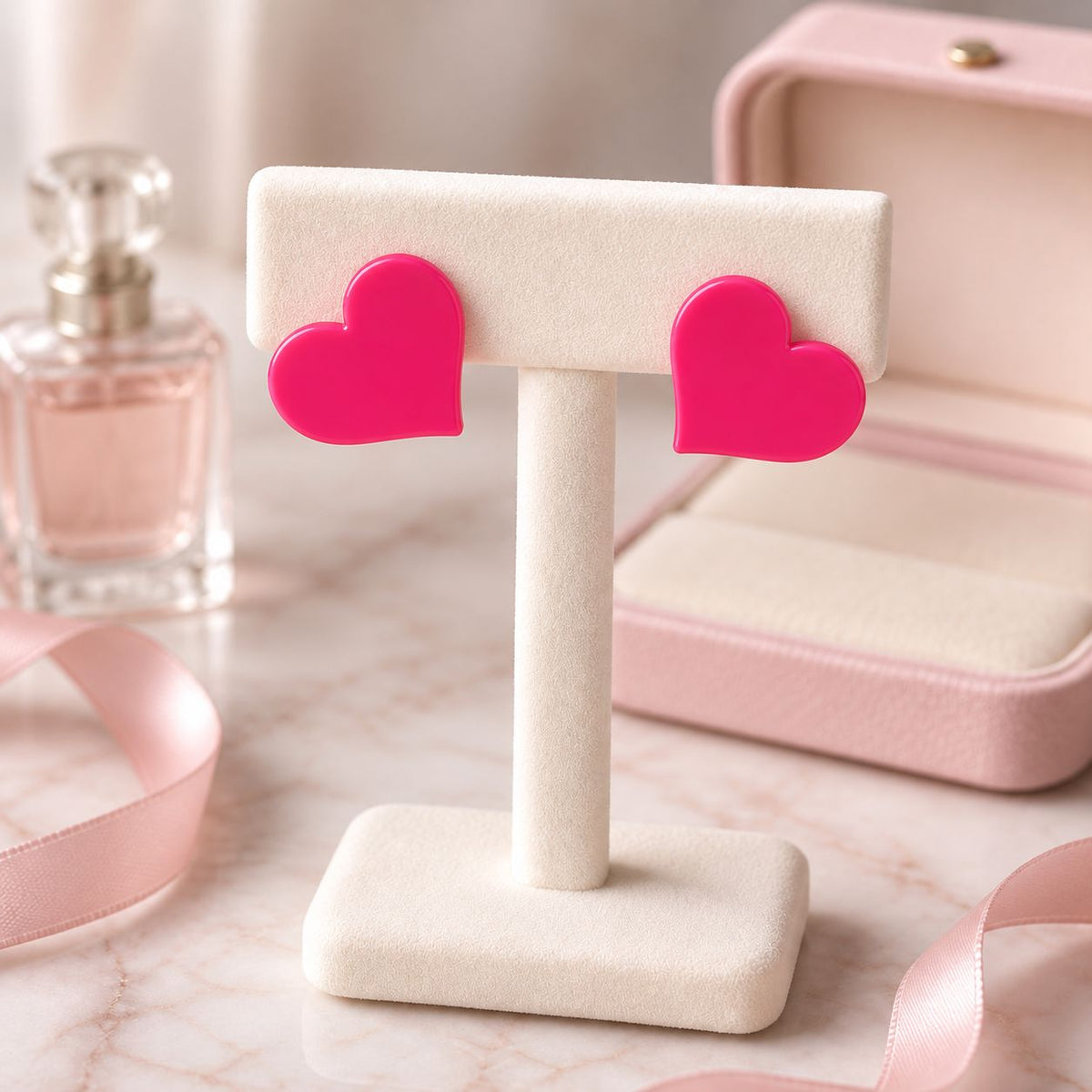 Heart Stud Earrings