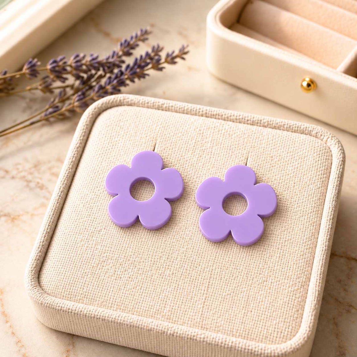 Bloom Flower Earrings – Studs