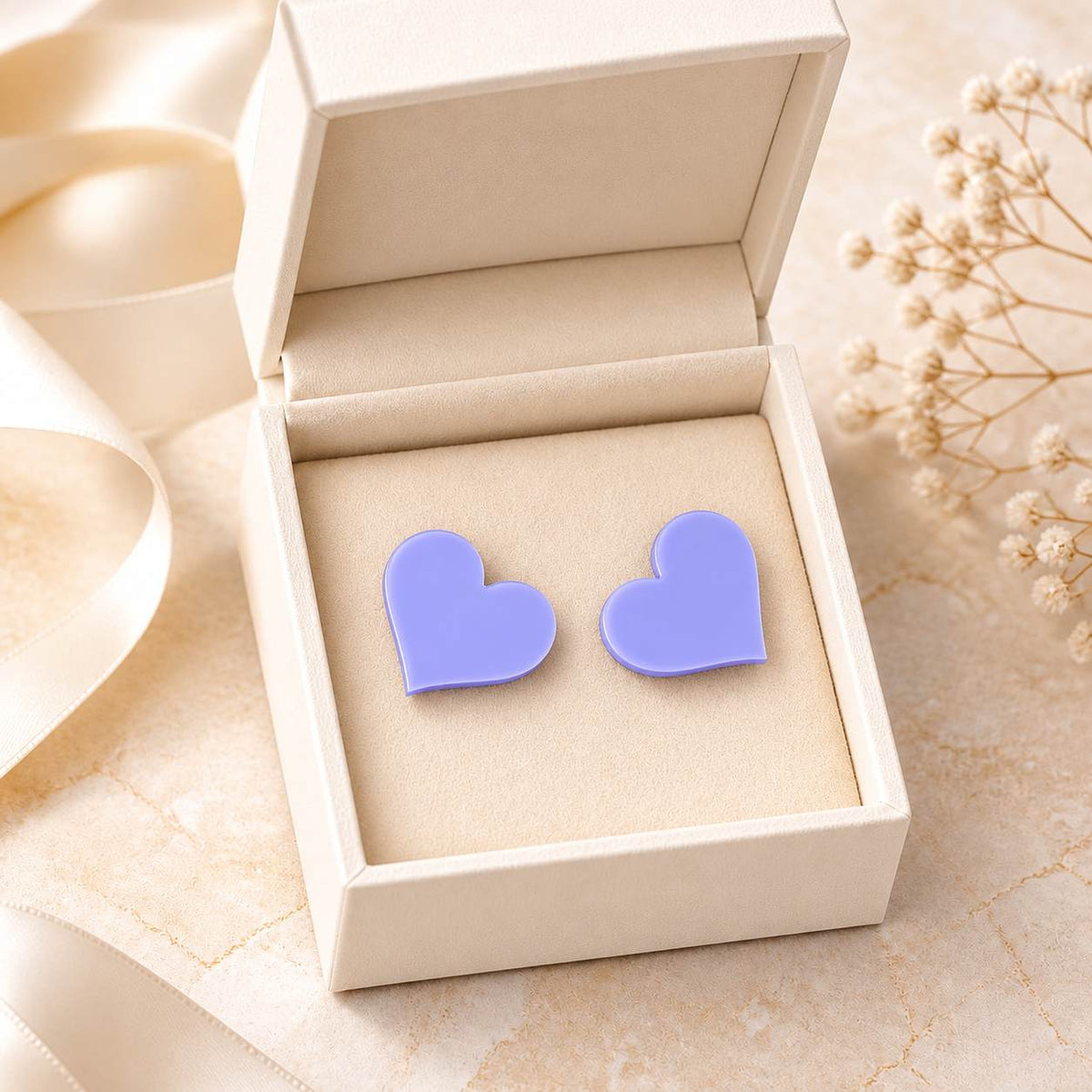 Heart Stud Earrings