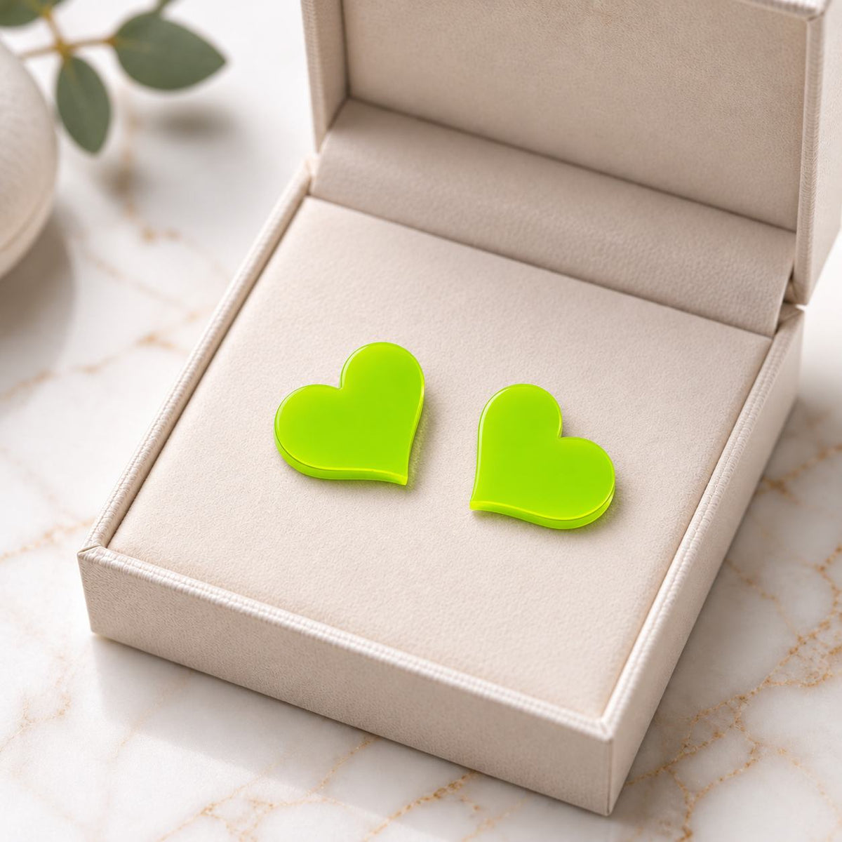 Heart Stud Earrings