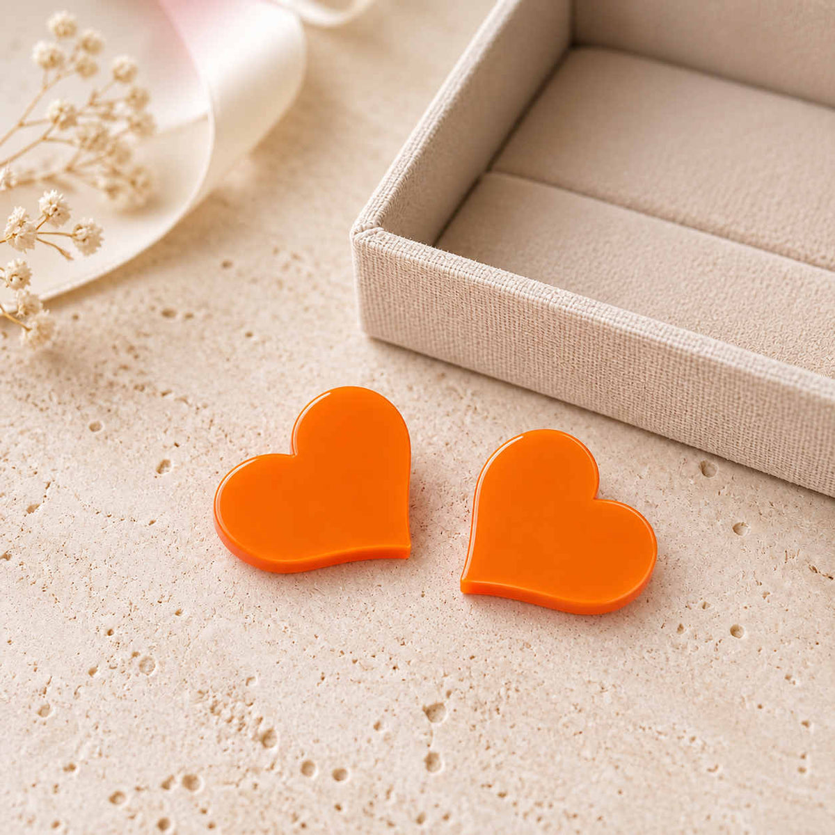 Heart Stud Earrings