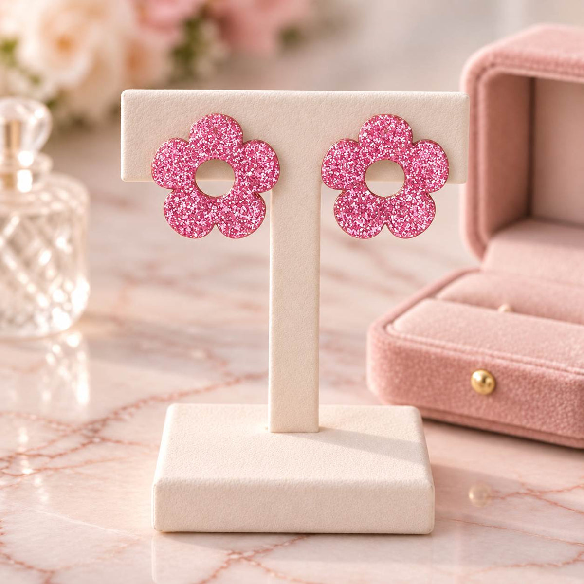 Bloom Flower Earrings – Studs
