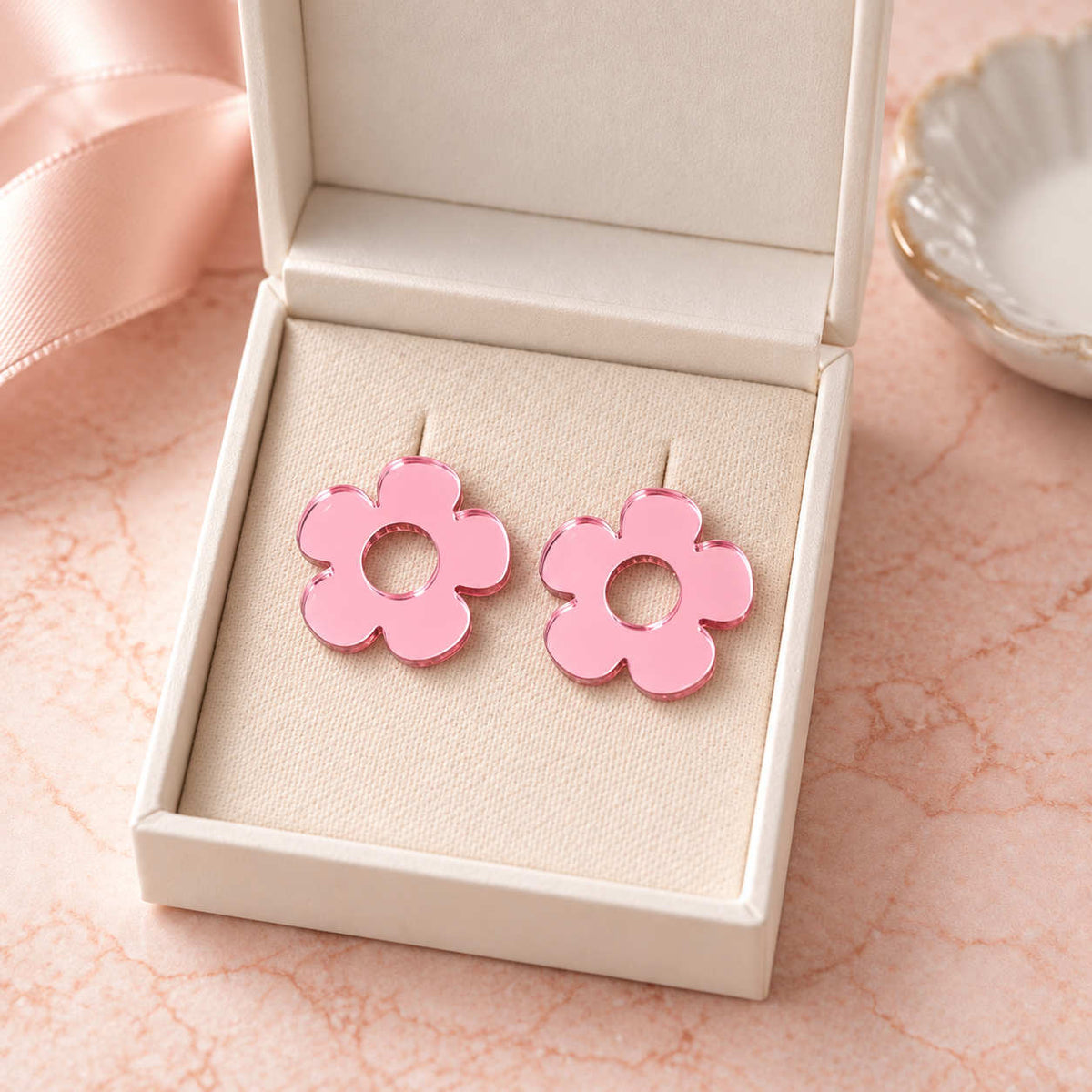 Bloom Flower Earrings – Studs