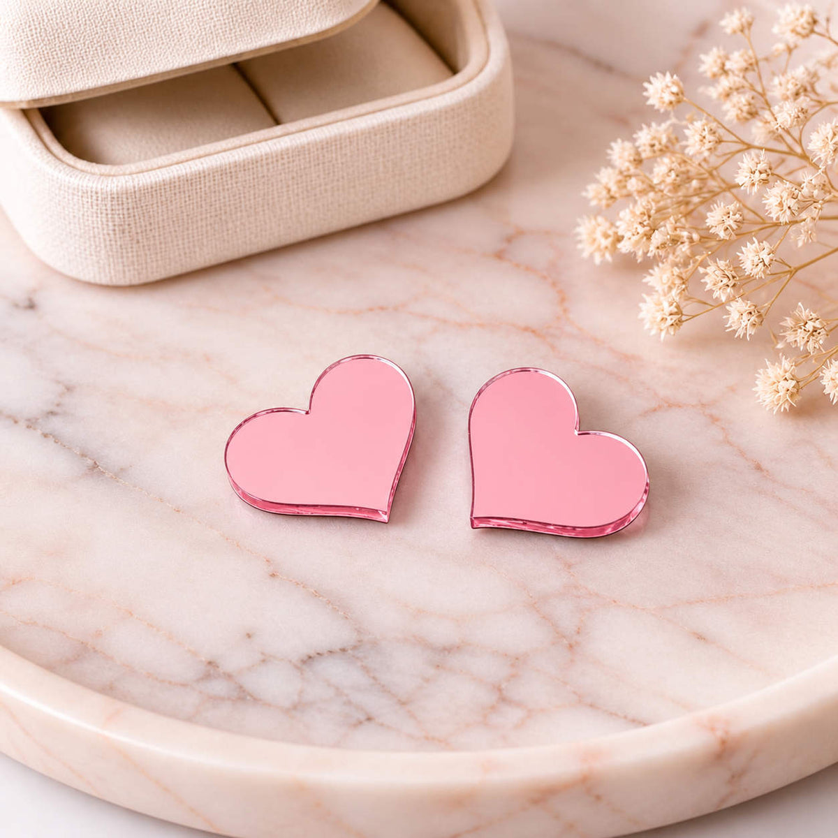 Heart Stud Earrings