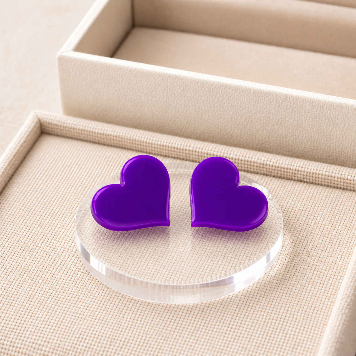 Heart Stud Earrings