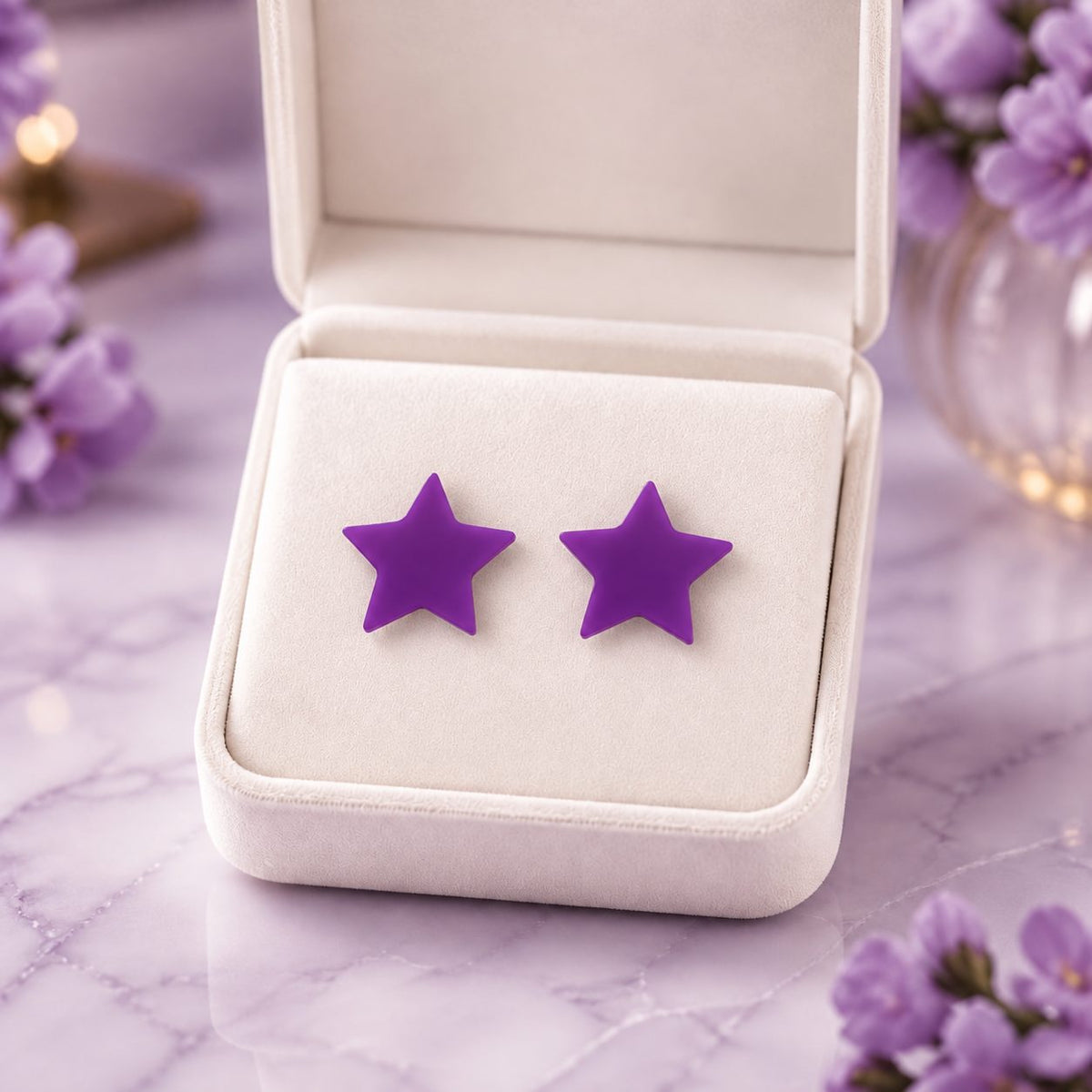 Star Light Earrings | Studs