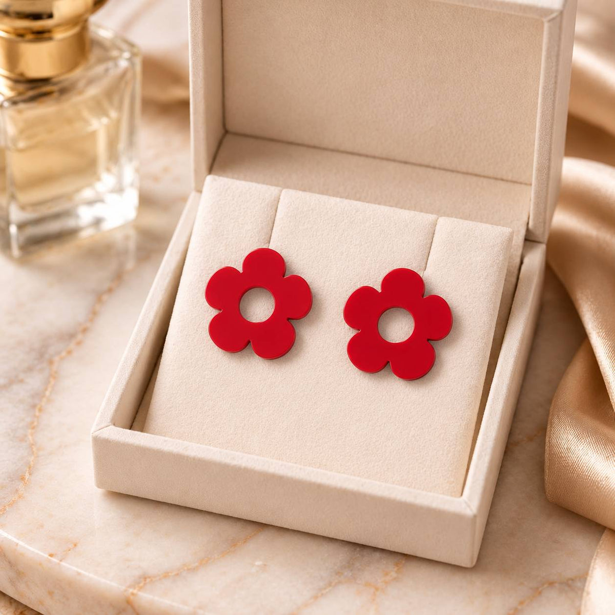 Bloom Flower Earrings – Studs