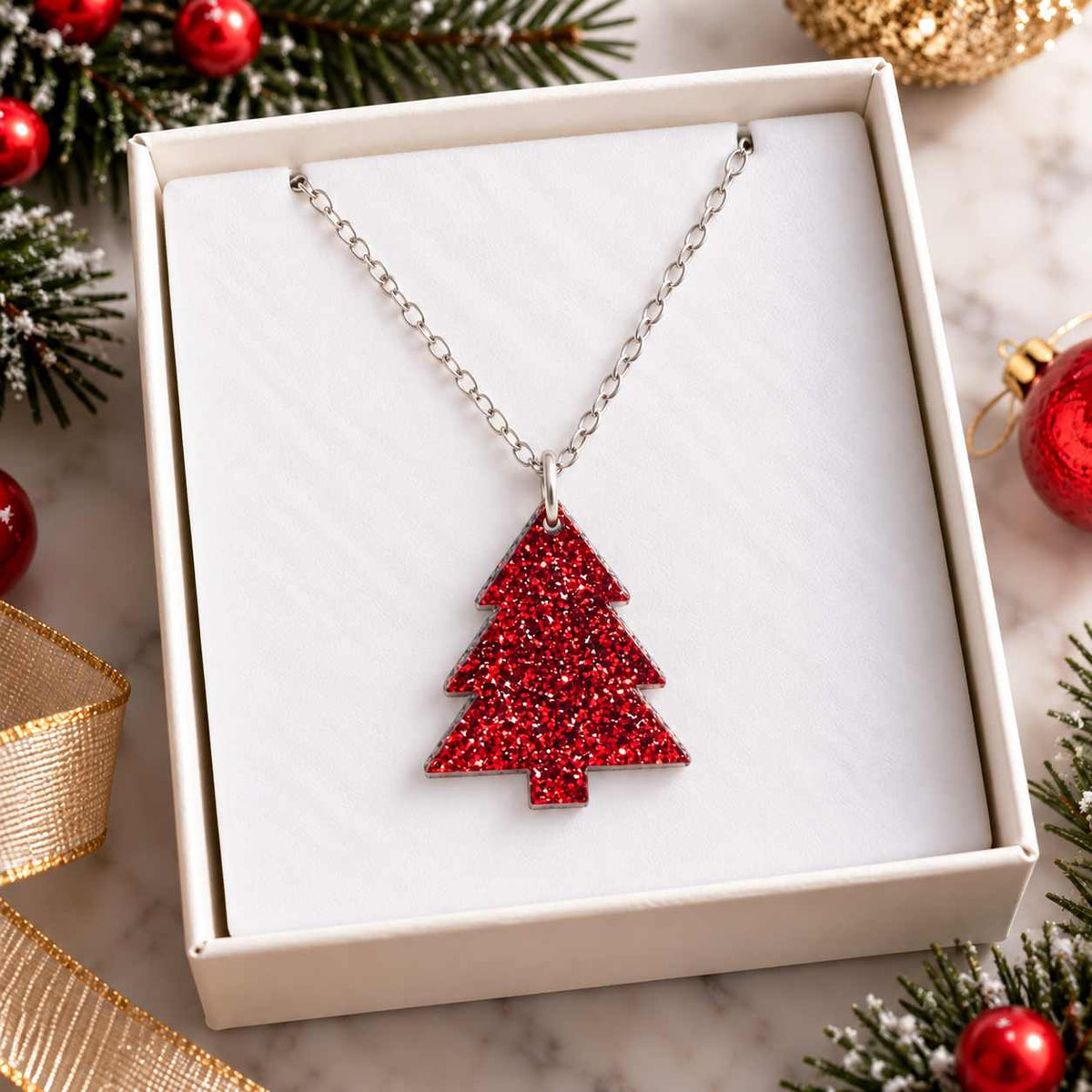 Christmas Tree Necklace - PREORDER SPECIAL