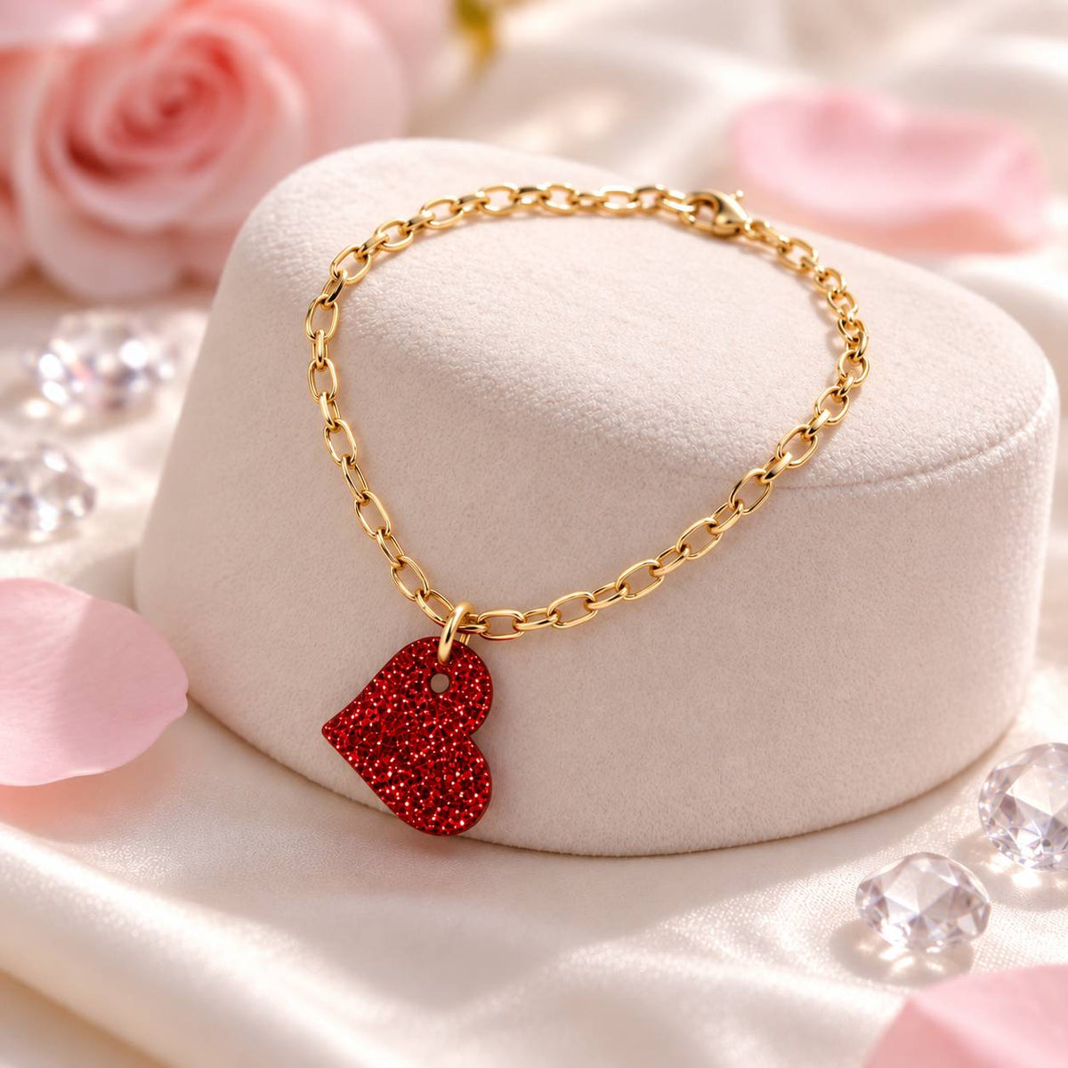 Heart Charm Bracelet