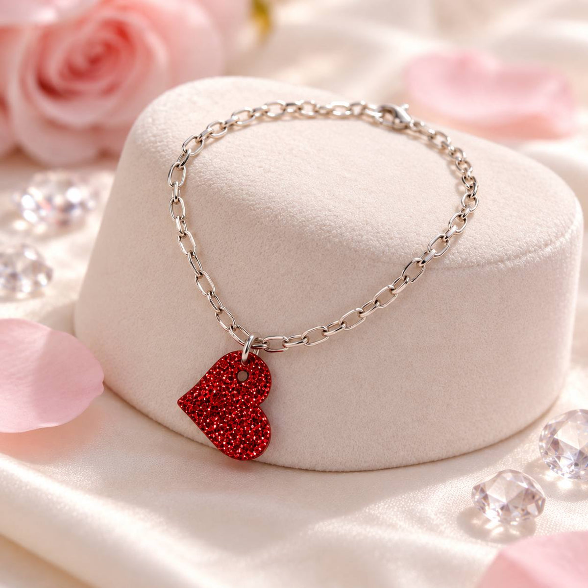 Heart Charm Bracelet