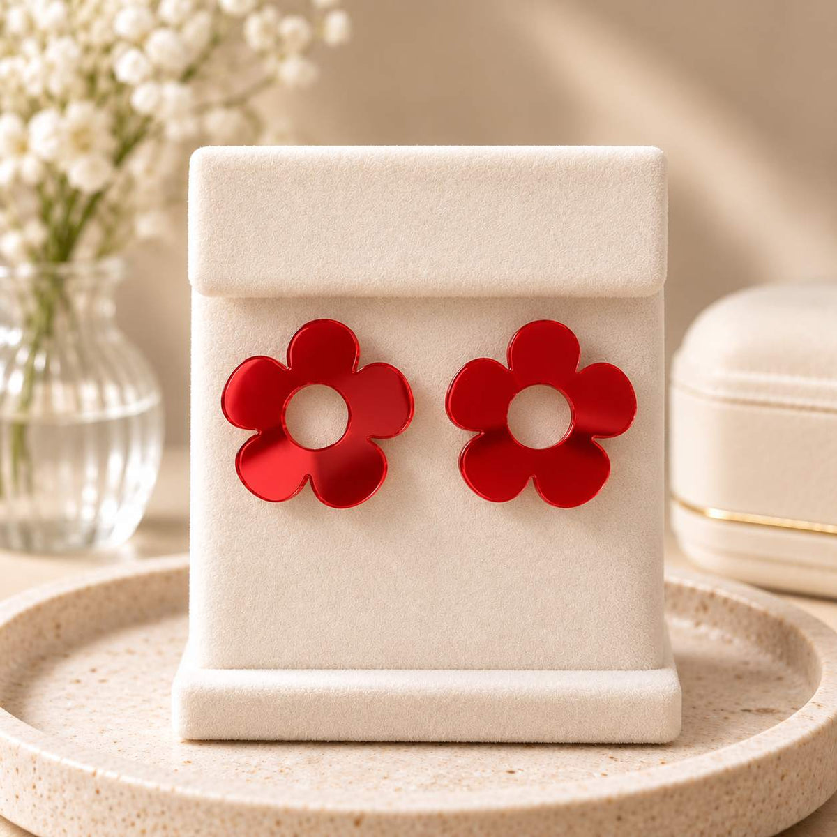 Bloom Flower Earrings – Studs