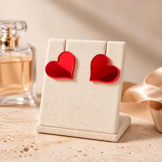 Heart Stud Earrings