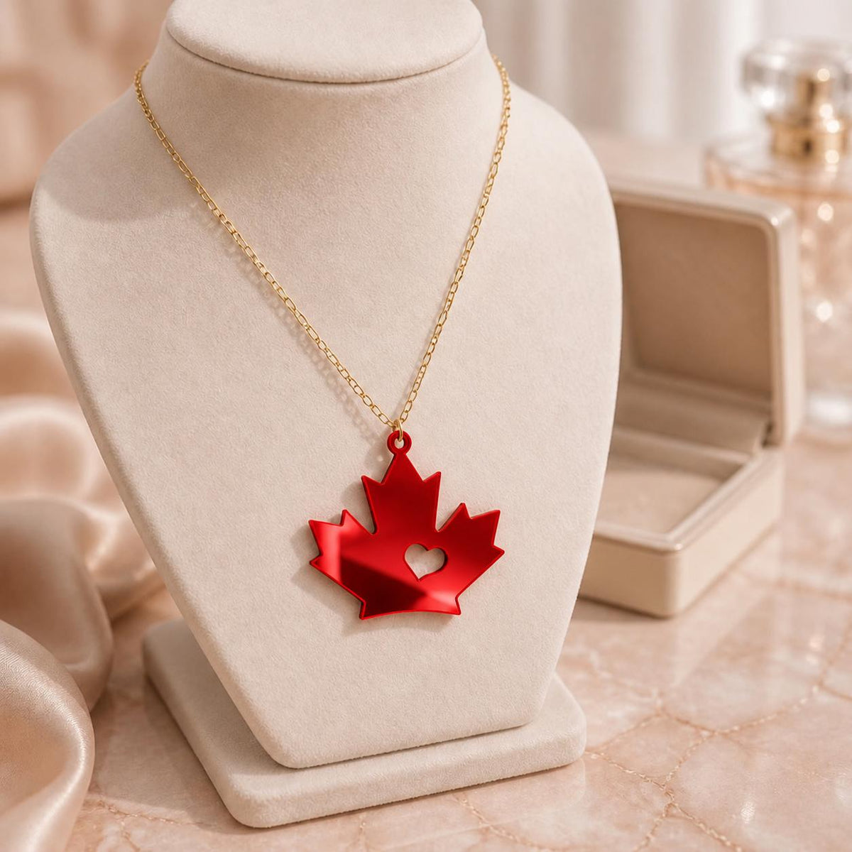 Maple Leaf Glow Necklace