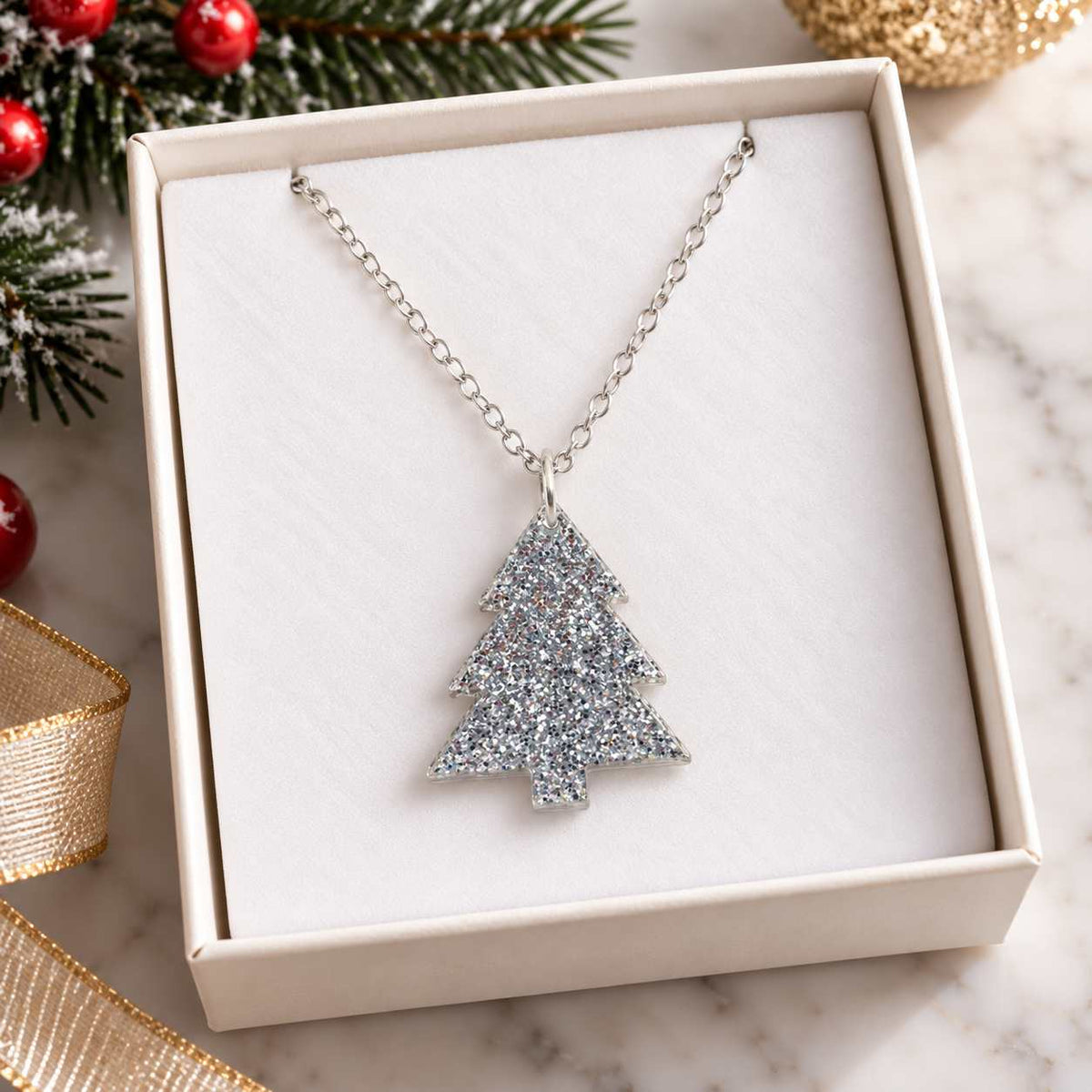 Christmas Tree Necklace - PREORDER SPECIAL