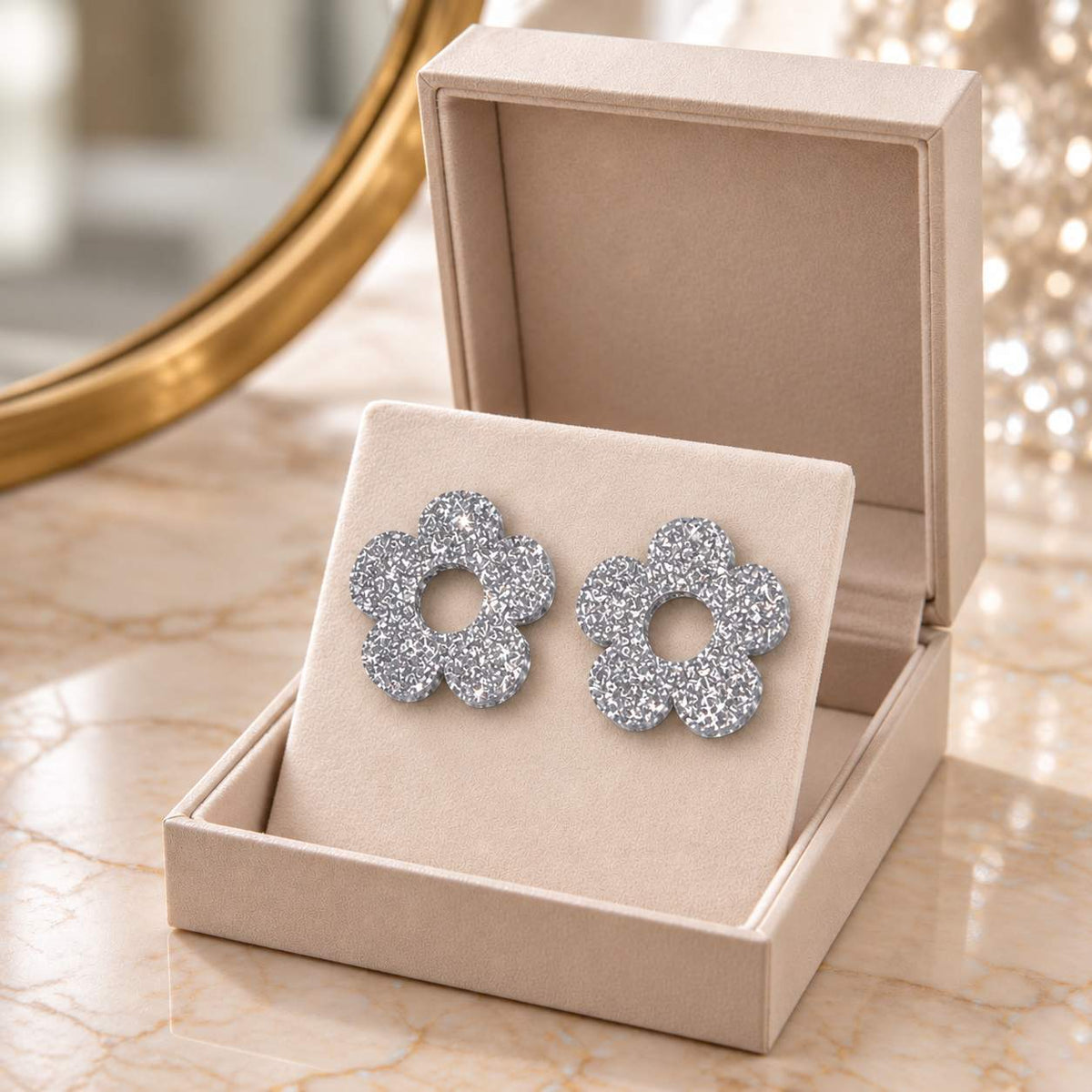 Bloom Flower Earrings – Studs