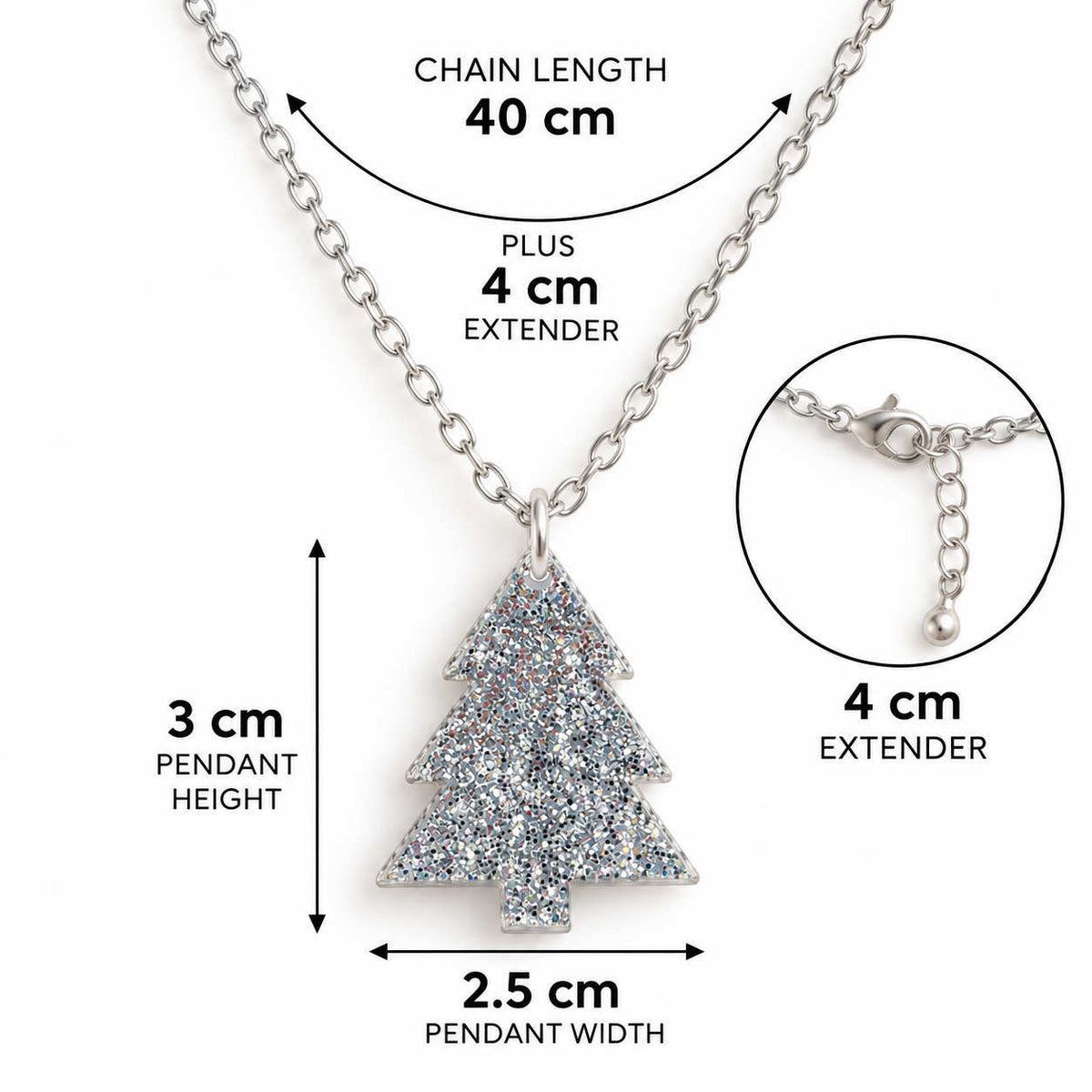 Christmas Tree Necklace - PREORDER SPECIAL