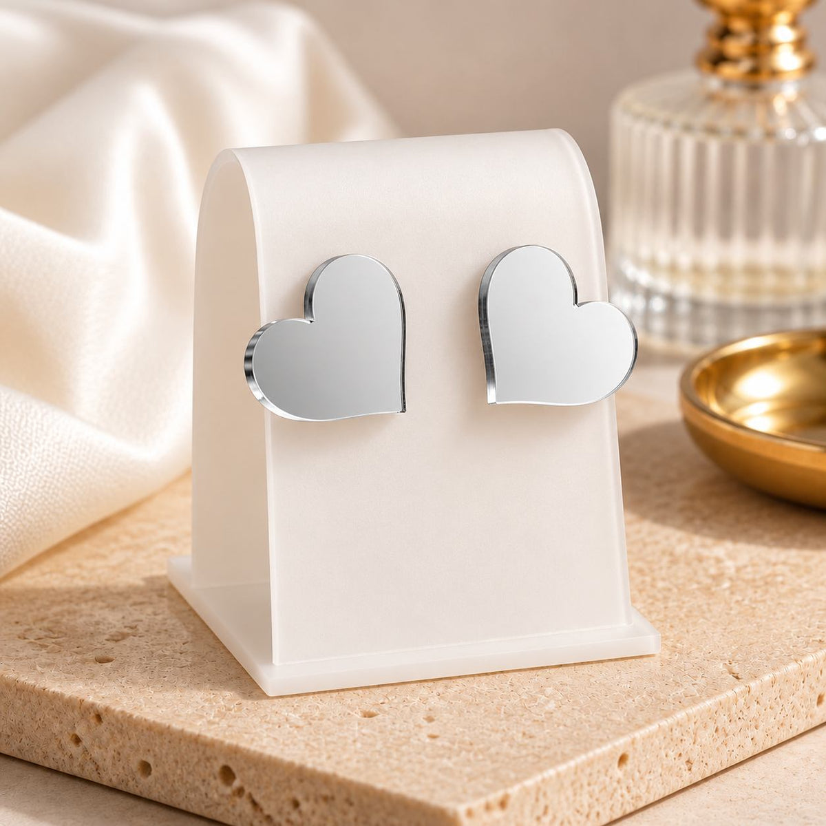 Heart Stud Earrings