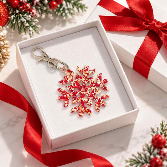 Snowflake Bag Tag & Key Chain | PRE- ORDER