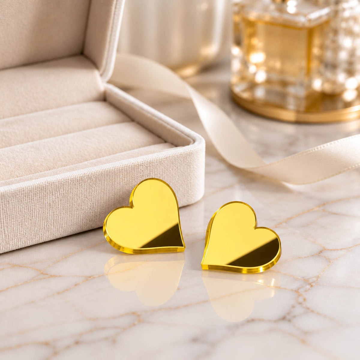 Heart Stud Earrings